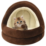 Vidaxl Cat panier 40x40x35 cm brun et crème -colored - afbeelding 1