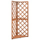 Vidaxl Latwerk Corner Model 50x50x145 cm Solid Pinewood