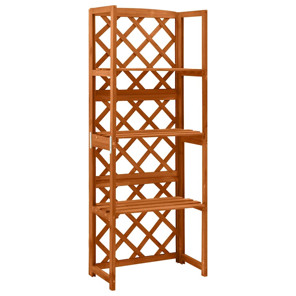 Vidaxl latwerk avec étagères 55x30x140 cm