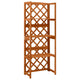 Vidaxl latwerk avec étagères 55x30x140 cm