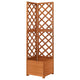 Vidaxl Latwerkplantenbak Corner Modèle 40x40x150 cm Pinwood solide