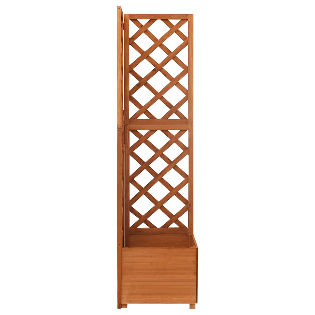 Vidaxl Latwerkplantenbak Corner Modèle 40x40x150 cm Pinwood solide