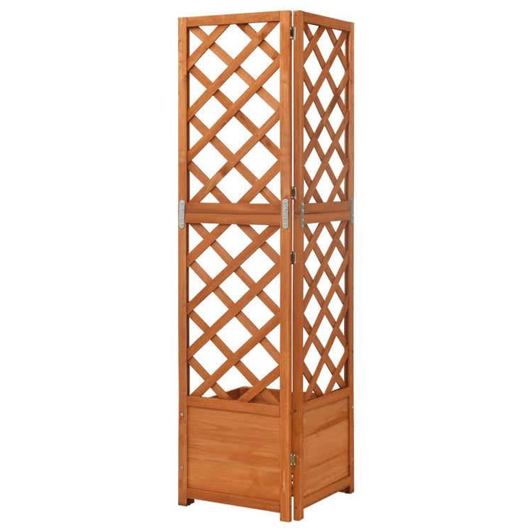 Vidaxl Latwerkplantenbak Corner Modèle 40x40x150 cm Pinwood solide
