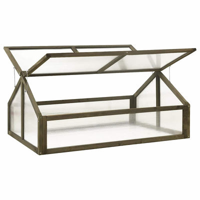 Vidaxl Greenhouse 114x80x50 cm Vurenhout Gray