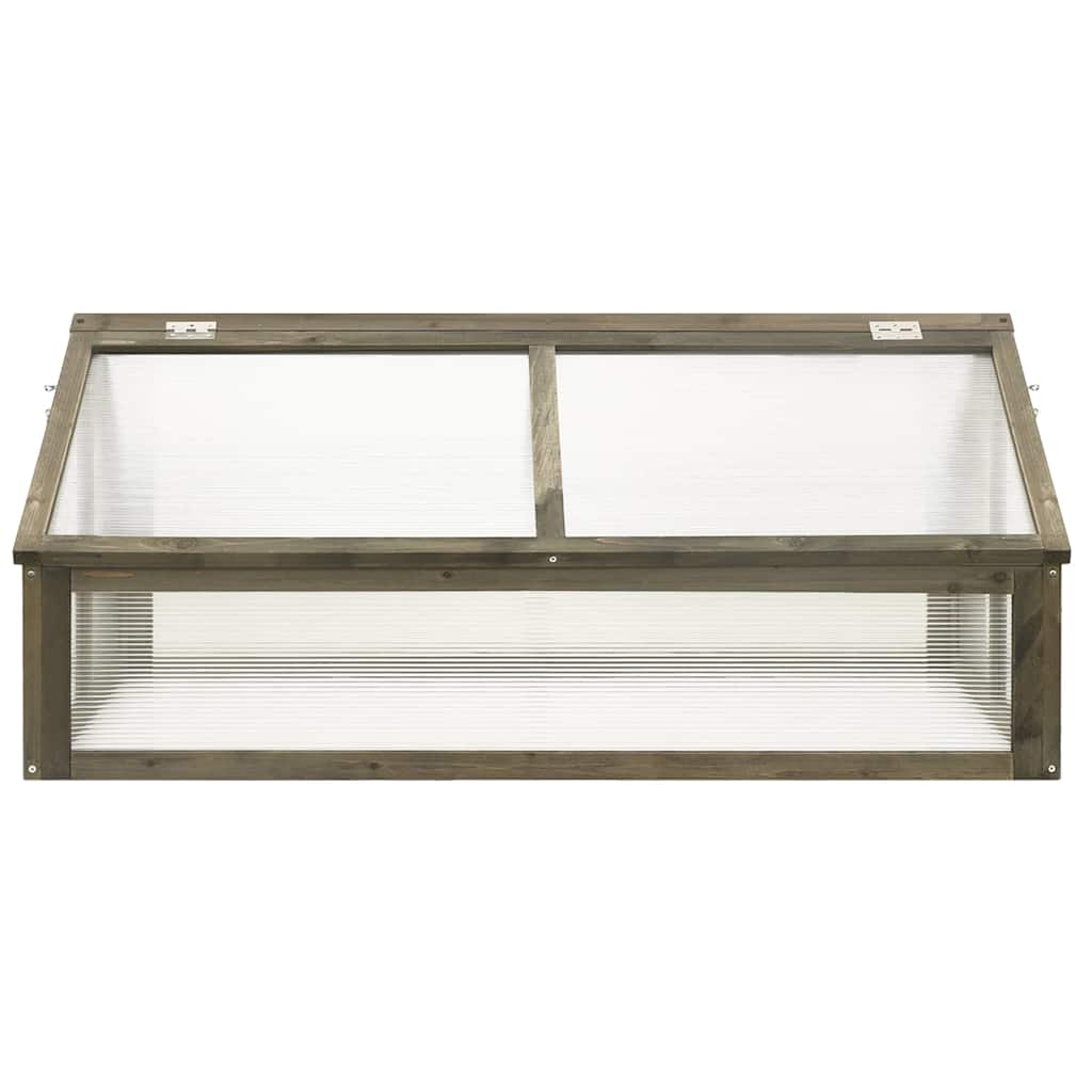 Vidaxl Greenhouse 114x80x50 cm Vurenhout Gray