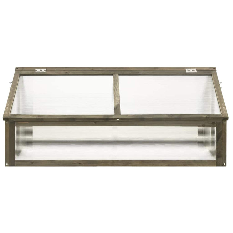 Vidaxl Greenhouse 114x80x50 cm Vurenhout Gray