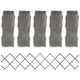 Vidaxl Garden Slat Works 5 ST 180x30 cm Gris de pin massif