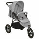 Vidaxl Poussette Acier Gris Clair