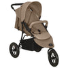 VidaXL Poussette Acier Taupe