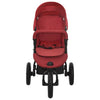 Vidaxl Poussette rouge acier