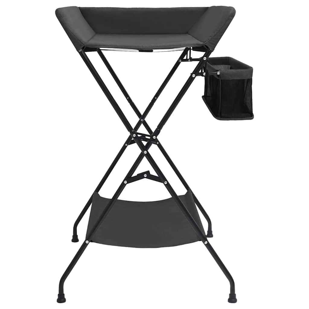 Vidaxl Change Table Iron Iron Anthracite -Colored