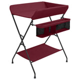 Vidaxl Change Table Rouge en fer - afbeelding 1