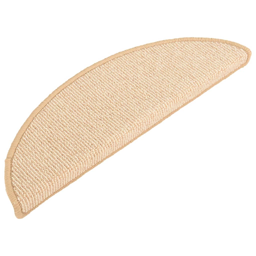 Mattes d'escalier Vidaxl 15 ST 56X17X3 CM CRAME -COLORED