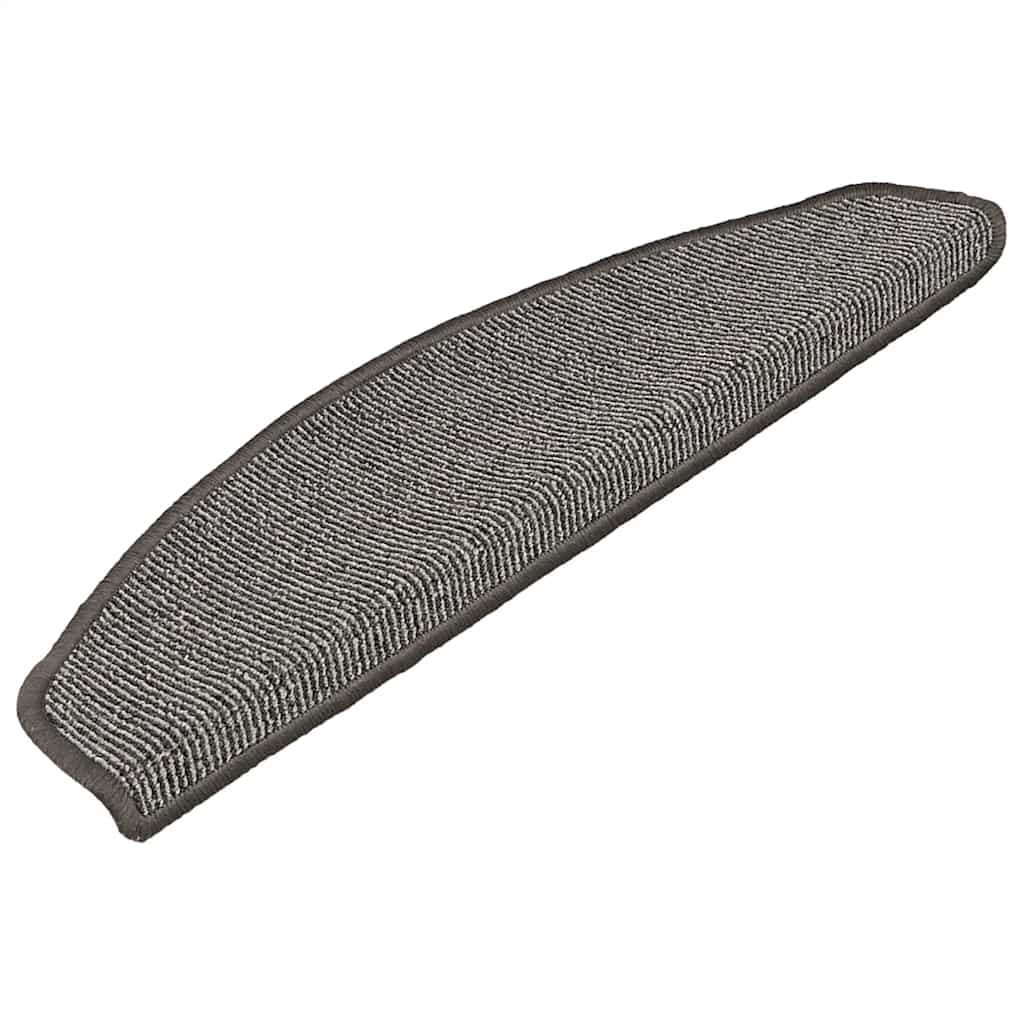 Mattes d'escalier Vidaxl 15 st 65x21x4 cm gris