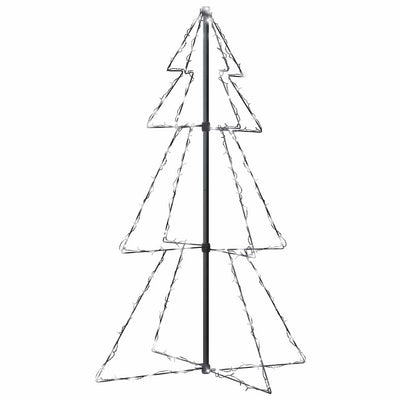 Vidaxl kegelkerstboom 160 LEDS à l'intérieur et à l'extérieur 78x120 cm