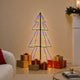 Vidaxl kegelkerstboom 160 LEDS à l'intérieur et à l'extérieur 78x120 cm
