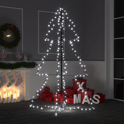 Vidaxl kegelkerstboom 200 LED à l'intérieur et à l'extérieur 98x150 cm