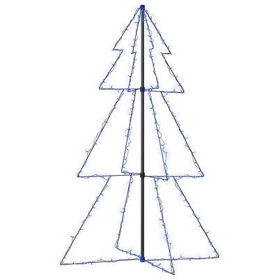 Vidaxl kegelkerstboom 200 LED à l'intérieur et à l'extérieur 98x150 cm