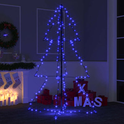 Vidaxl kegelkerstboom 200 LED à l'intérieur et à l'extérieur 98x150 cm