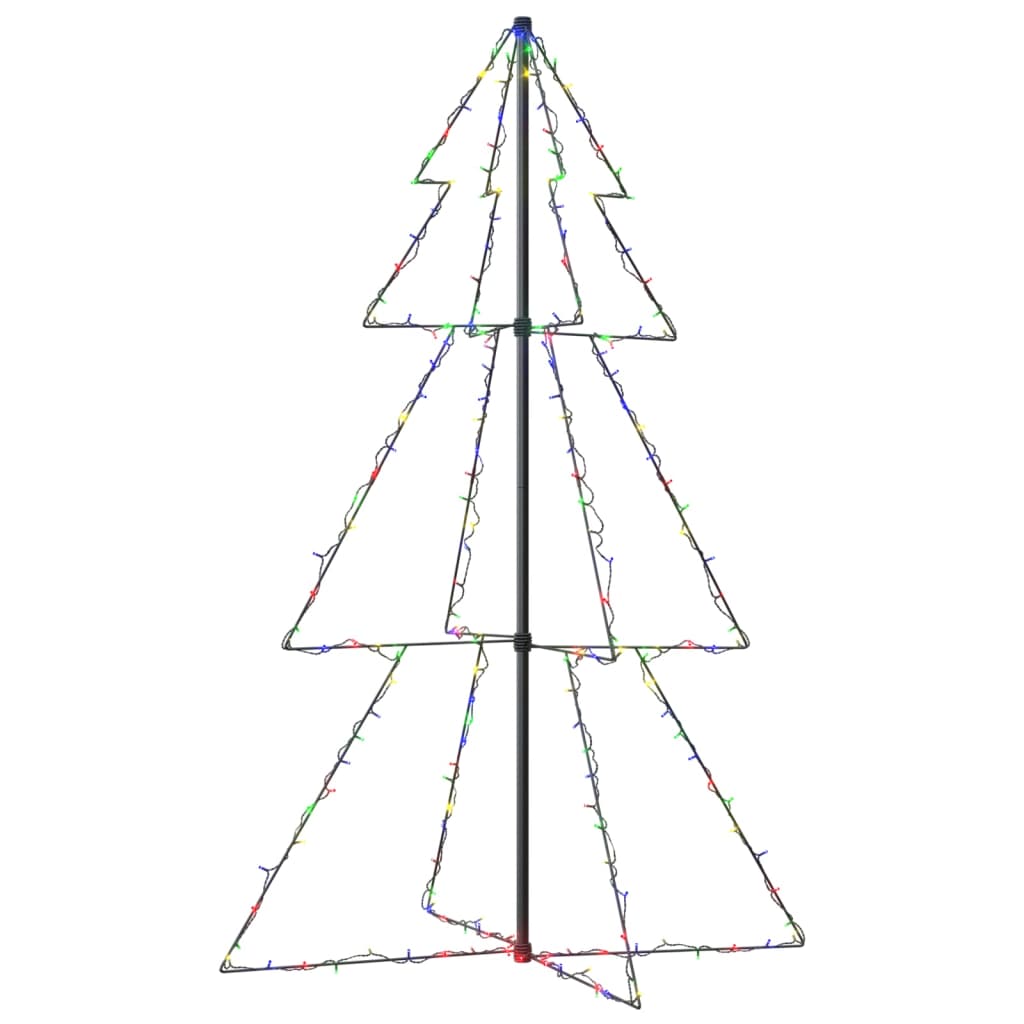 Vidaxl kegelkerstboom 200 LED à l'intérieur et à l'extérieur 98x150 cm