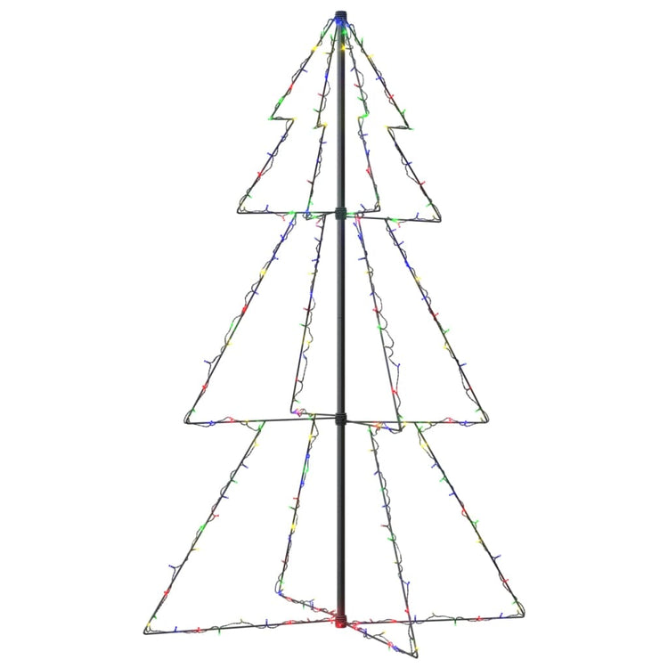 Vidaxl kegelkerstboom 200 LED à l'intérieur et à l'extérieur 98x150 cm