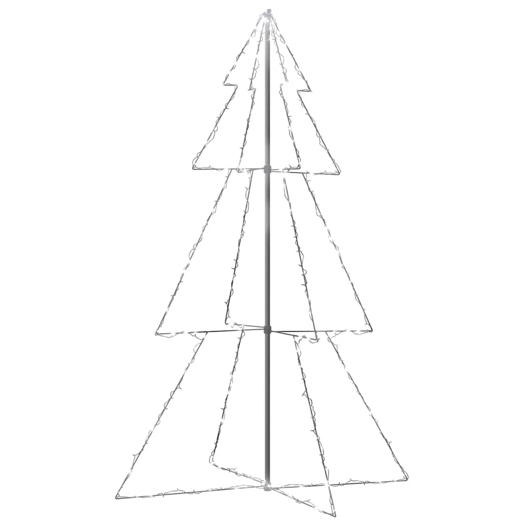 Vidaxl kegelkerstboom 240 LED à l'intérieur et à l'extérieur 118x150 cm
