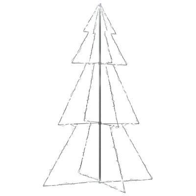 Vidaxl kegelkerstboom 240 LED à l'intérieur et à l'extérieur 118x150 cm