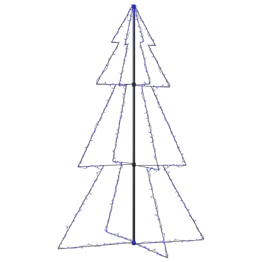 Vidaxl kegelkerstboom 240 LED à l'intérieur et à l'extérieur 118x150 cm
