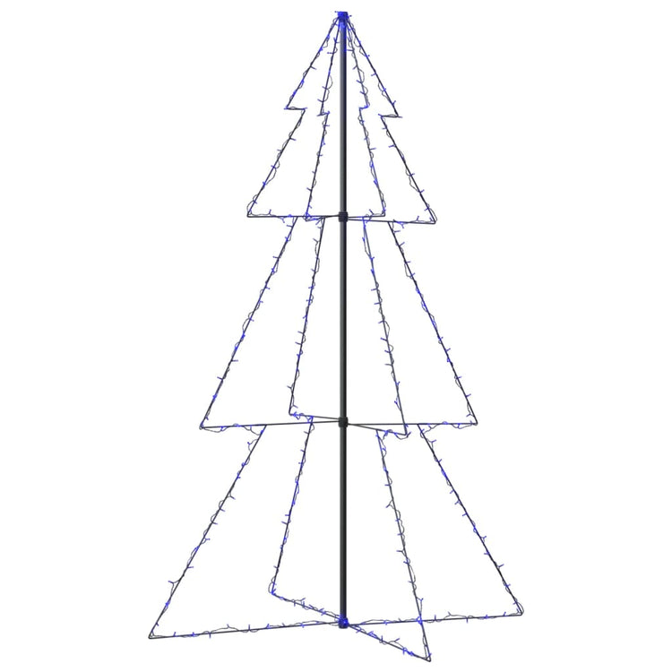 Vidaxl kegelkerstboom 240 LED à l'intérieur et à l'extérieur 118x150 cm