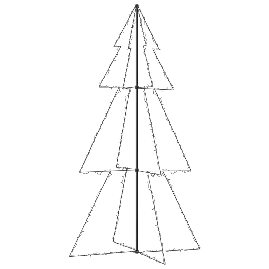 Vidaxl kegelkerstboom 300 LEDS à l'intérieur et à l'extérieur 120x220 cm