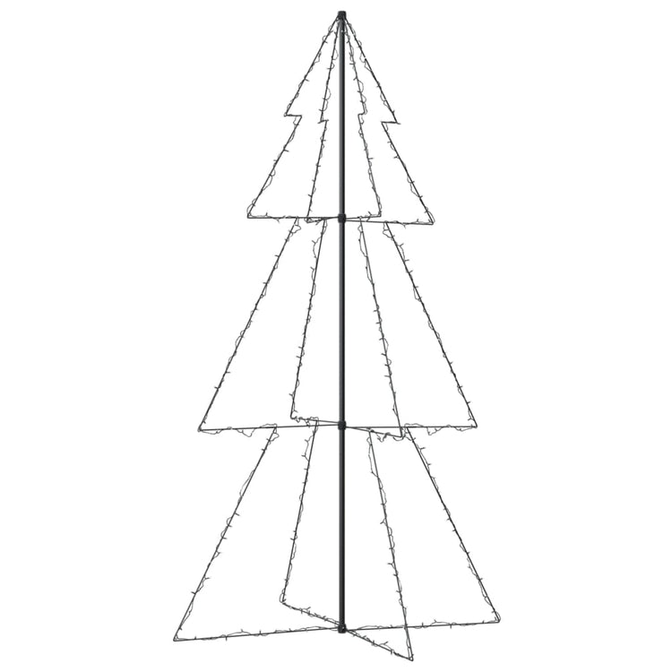 Vidaxl kegelkerstboom 300 LEDS à l'intérieur et à l'extérieur 120x220 cm