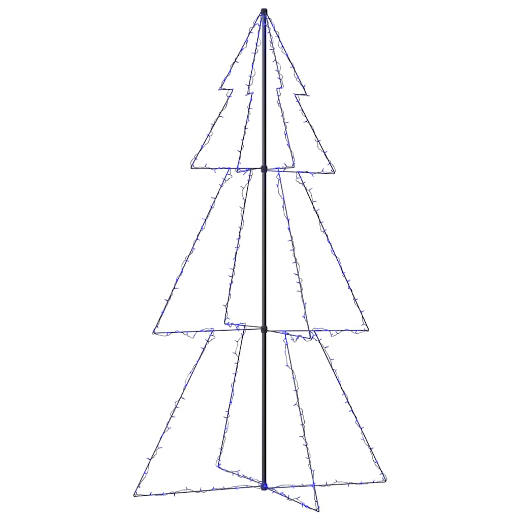 Vidaxl kegelkerstboom 300 LEDS à l'intérieur et à l'extérieur 120x220 cm
