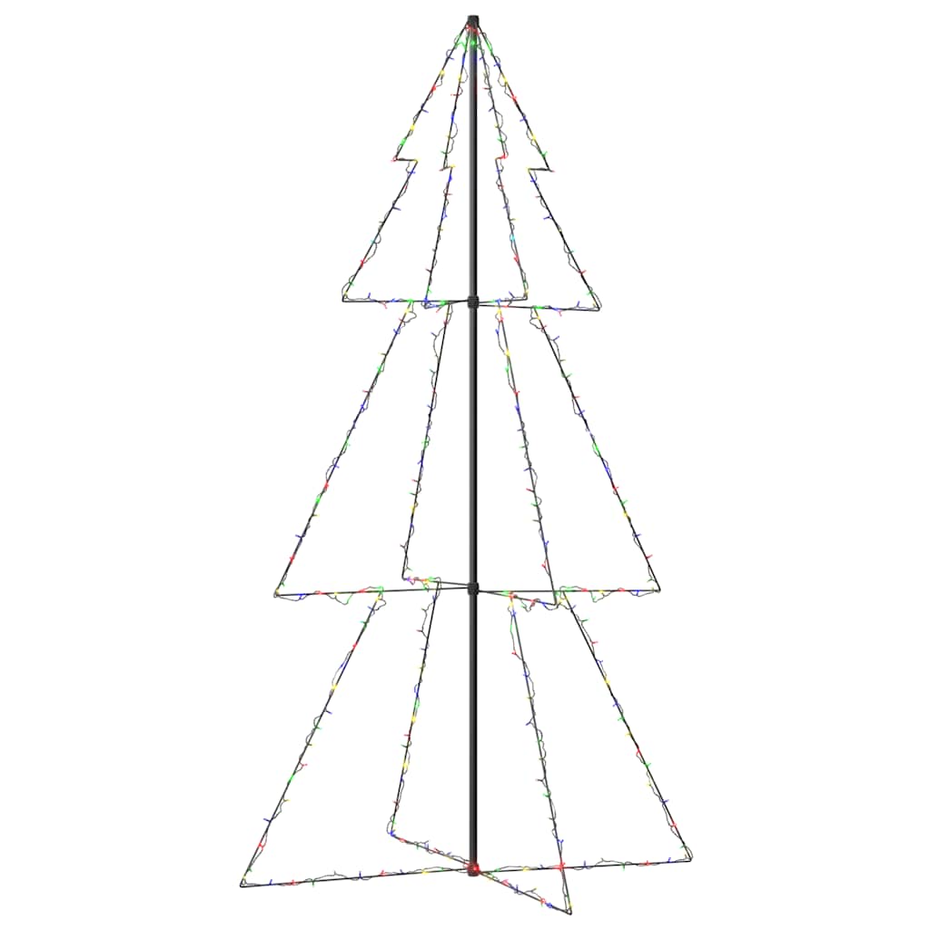 Vidaxl kegelkerstboom 300 LEDS à l'intérieur et à l'extérieur 120x220 cm