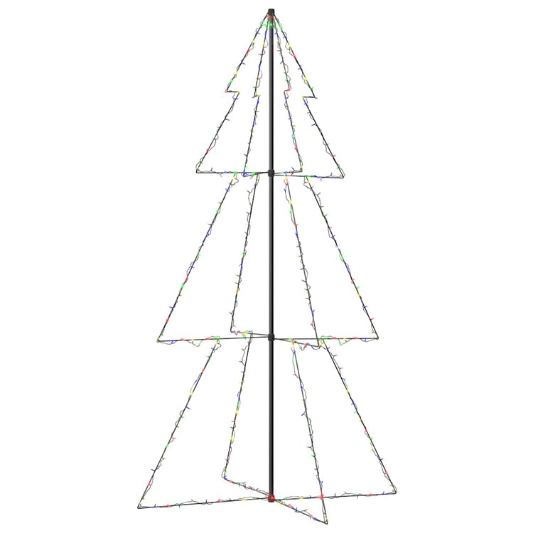 Vidaxl kegelkerstboom 300 LEDS à l'intérieur et à l'extérieur 120x220 cm