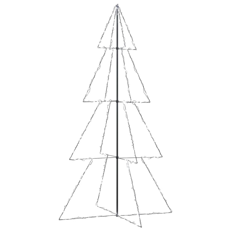 Vidaxl kegelkerstboom 360 LEDS à l'intérieur et à l'extérieur 143x250 cm