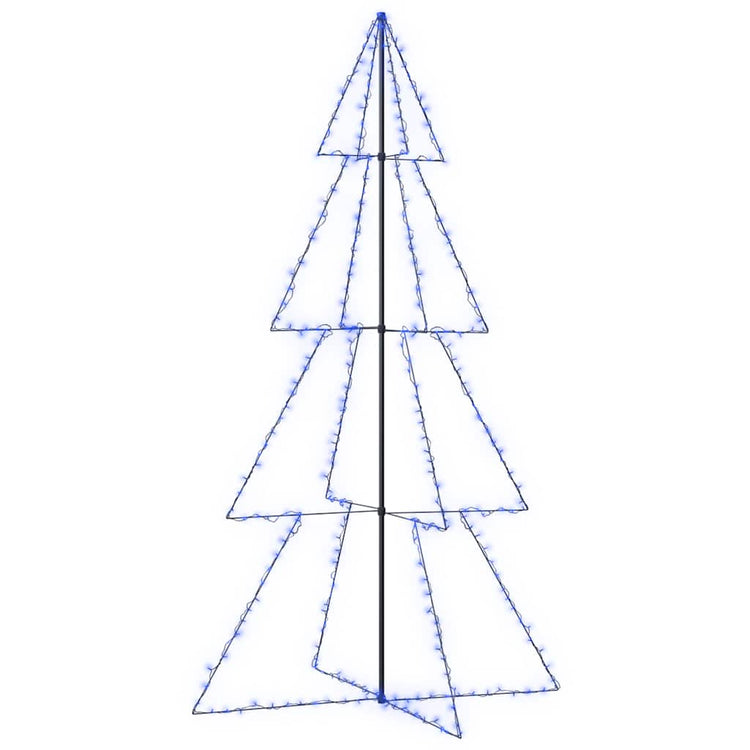 Vidaxl kegelkerstboom 360 LEDS à l'intérieur et à l'extérieur 143x250 cm