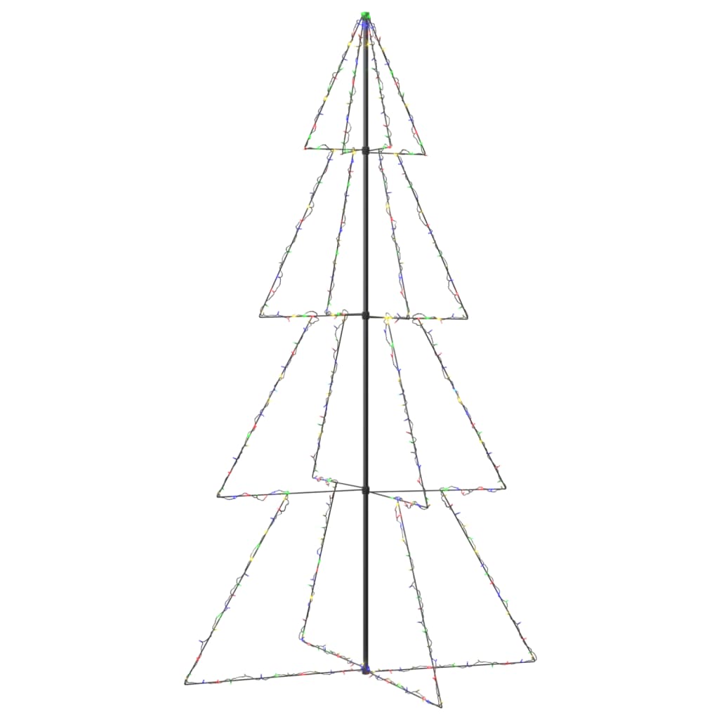 Vidaxl kegelkerstboom 360 LEDS à l'intérieur et à l'extérieur 143x250 cm