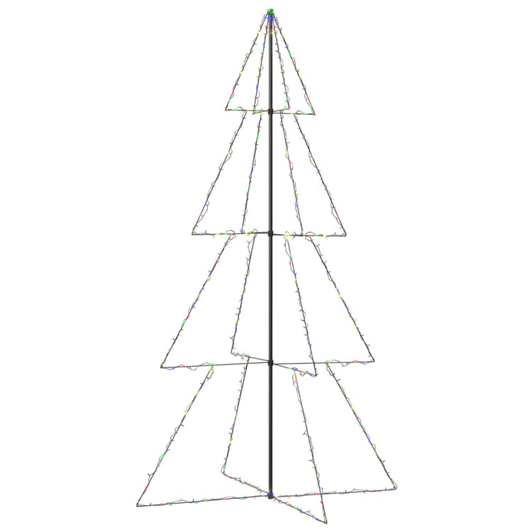 Vidaxl kegelkerstboom 360 LEDS à l'intérieur et à l'extérieur 143x250 cm