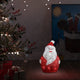 Vidaxl Christmas Figure Santa a mené à l'intérieur et à l'extérieur de 28 cm acrylique