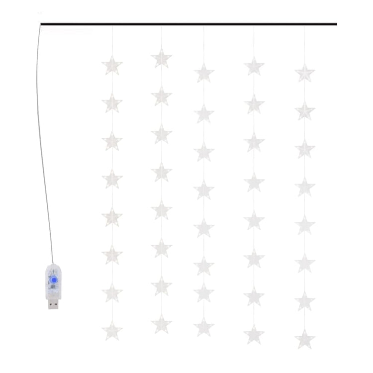 Vidaxl Light Corder Stars avec 200 LED et 8 fonctions White froid