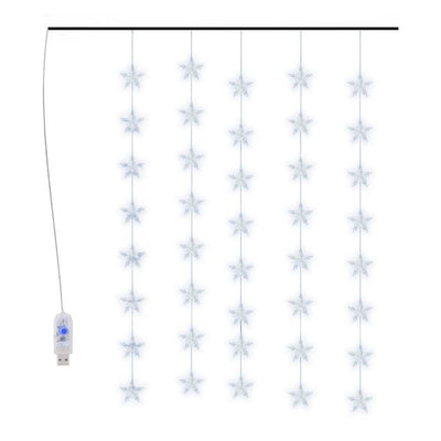 Vidaxl Light Corder Stars avec 200 LED et 8 fonctions White froid