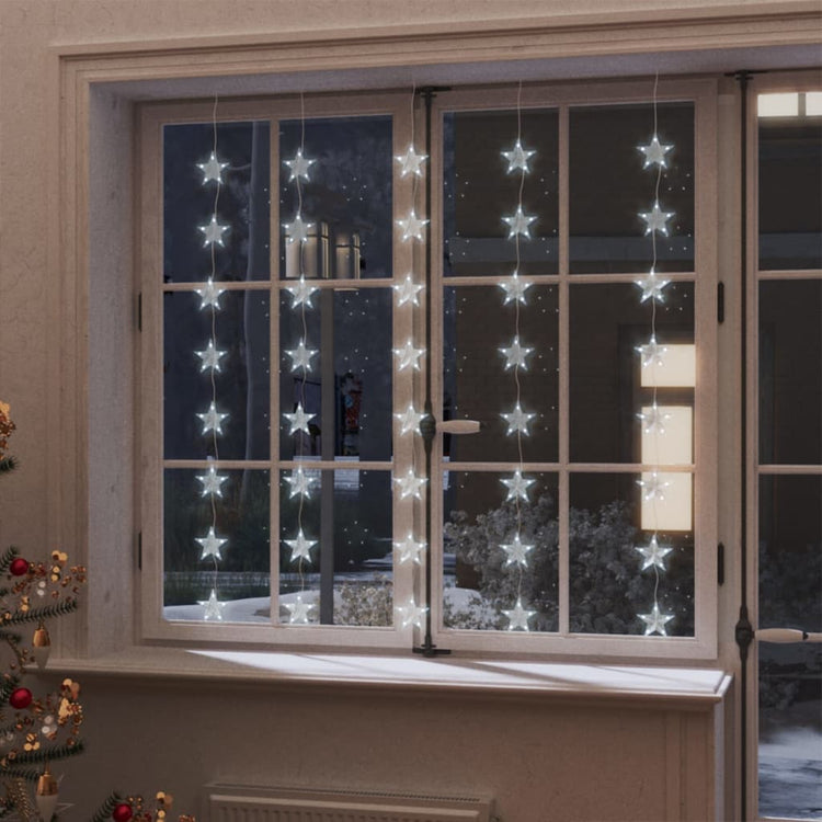 Vidaxl Light Corder Stars avec 200 LED et 8 fonctions White froid