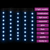 Vidaxl Light Corder Stars avec 200 LED et 8 fonctions bleues