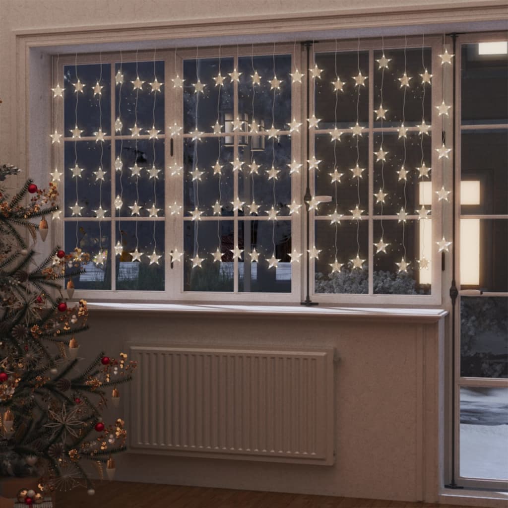Vidaxl Light Corder Stars avec 500 LED et 8 fonctions White chaud