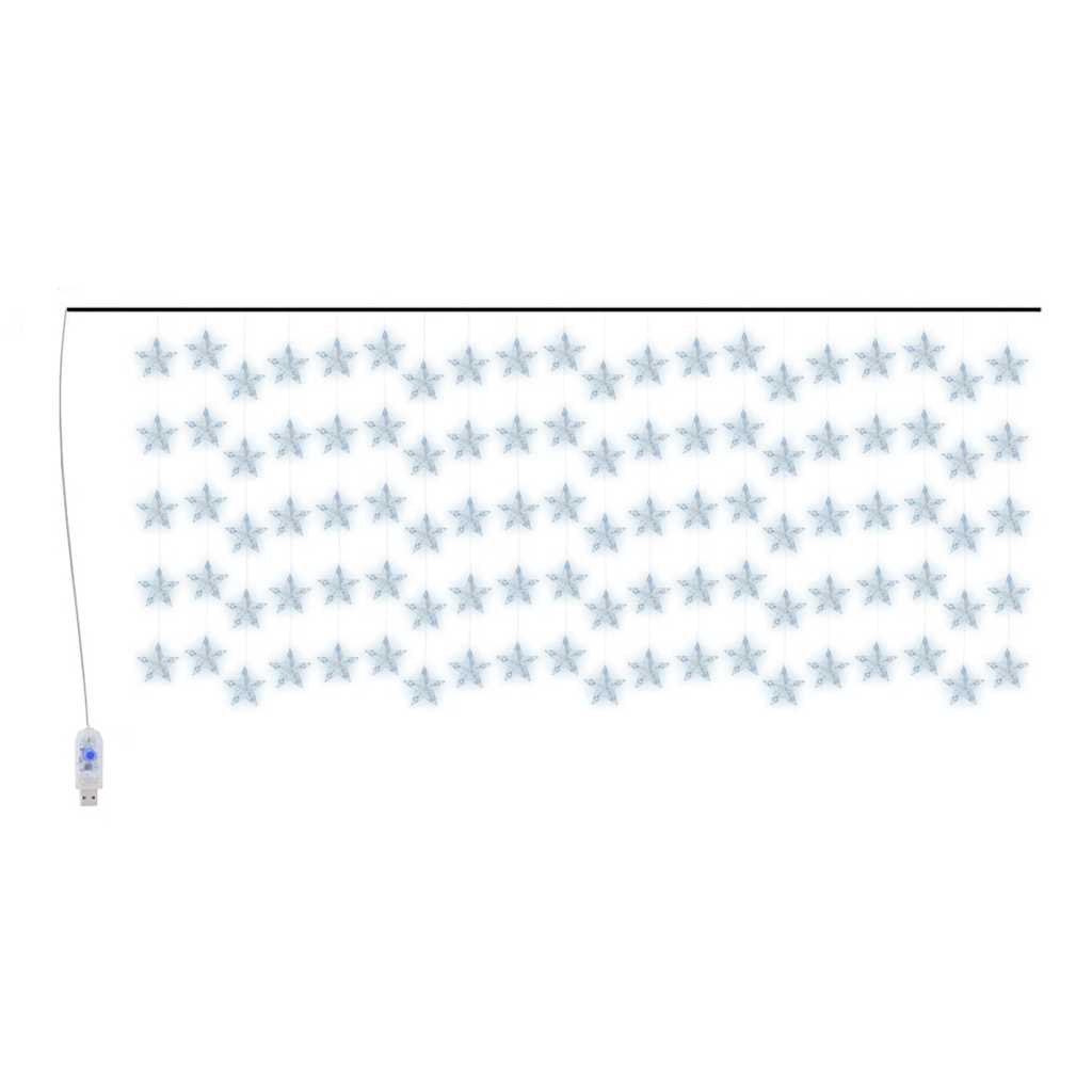 Vidaxl Light Corder Stars avec 500 LED et 8 fonctions bleues