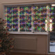 Étoiles de rideau de cordon lumineuses vidaxl avec 500 LED 8 fonctions multi-colorants