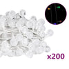 Cordon lumineux vidaxl avec 200 LED 8 fonctions multi-colorants 20 m