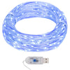 Cordon lumineux Vidaxl avec 400 fonctions Blue 8 de Microled 40 m