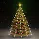 Éclairage d'arbre de Noël Vidaxl avec 150 LEDS Net blanc froid 150 cm