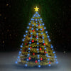 Éclairage d'arbre de Noël Vidaxl avec 150 LEDS Net bleu 150 cm